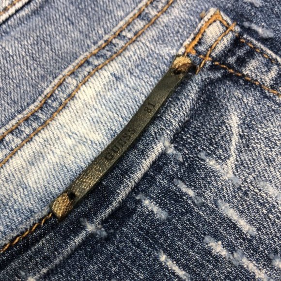 PREMIUM GUESS LOS ANGELES DENIM SHORT W26 😎 - Picture 8 of 9